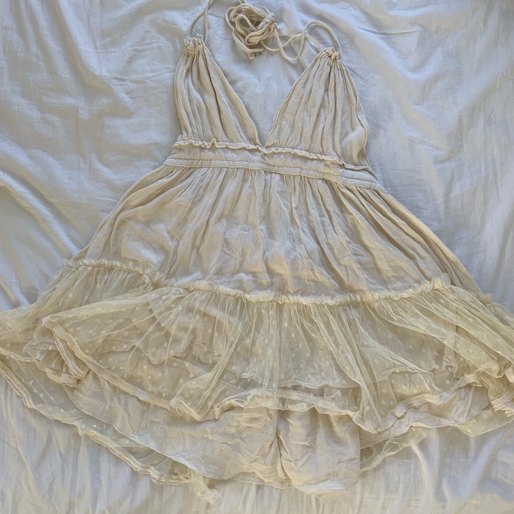 Flowy White Sundress